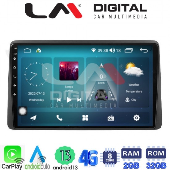LM Digital - LM ZR8434 GPS Οθόνη OEM Multimedia Αυτοκινήτου για DACIA DUSTER 2019> (CarPlay/AndroidAuto/BT/GPS/WIFI/GPRS)