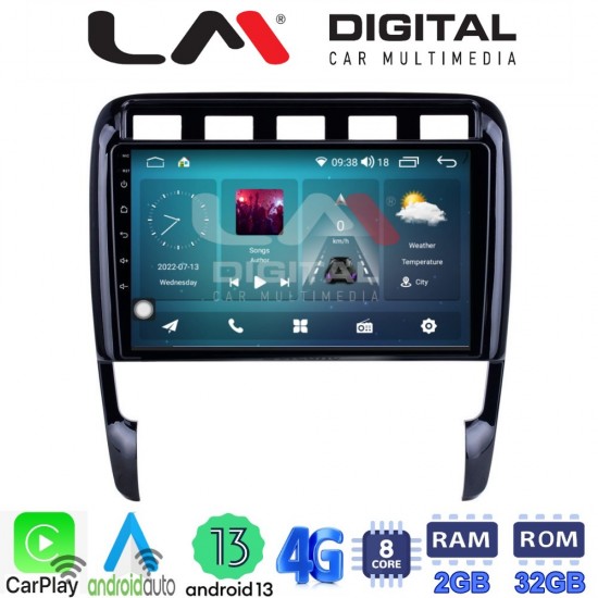 LM Digital - LM ZR8443 GPS Οθόνη OEM Multimedia Αυτοκινήτου για PORSCHE CAYENNE 2002>2011 (CarPlay/AndroidAuto/BT/GPS/WIFI/GPRS)