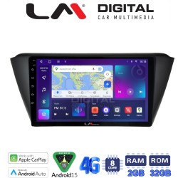 LM Digital - LM ZR8541 GPS Οθόνη OEM Multimedia Αυτοκινήτου για SKODA FABIA 2015> (CarPlay/AndroidAuto/BT/GPS/WIFI/GPRS)