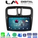 LM Digital - LM ZR8557 GPS Οθόνη OEM Multimedia Αυτοκινήτου για Dacia Santero 2012 > 2020 (CarPlay/AndroidAuto/BT/GPS/WIFI/GPRS)