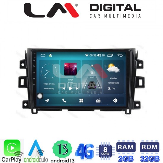 LM Digital - LM ZR8716 GPS Οθόνη OEM Multimedia Αυτοκινήτου για Nissan Navara D23 2016> (CarPlay/AndroidAuto/BT/GPS/WIFI/GPRS)