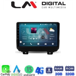 LM Digital - LM ZR8746 GPS Οθόνη OEM Multimedia Αυτοκινήτου για JEEP WRANGLER 2018> (CarPlay/AndroidAuto/BT/GPS/WIFI/GPRS)