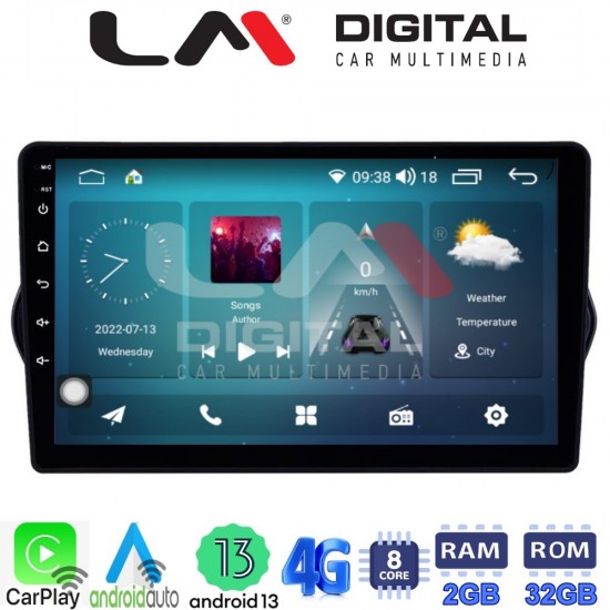 LM Digital - LM ZR8747 GPS Οθόνη OEM Multimedia Αυτοκινήτου για FIAT TIPO 2015> (CarPlay/AndroidAuto/BT/GPS/WIFI/GPRS)