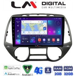 LM Digital - LM ZR8837 GPS Οθόνη OEM Multimedia Αυτοκινήτου για Hyundai i20 2008 > 2014 (CarPlay/AndroidAuto/BT/GPS/WIFI/GPRS)