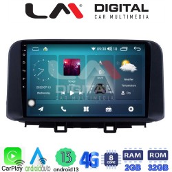 LM Digital - LM ZR8961 GPS Οθόνη OEM Multimedia Αυτοκινήτου για HYUNDAI KONA mod.2017> (CarPlay/AndroidAuto/BT/GPS/WIFI/GPRS)