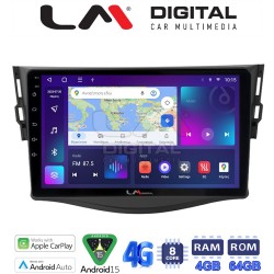 LM Digital - LM ZC8018 GPS Οθόνη OEM Multimedia Αυτοκινήτου για TOYOTA RAV4 2006 > 2012 (CarPlay/AndroidAuto/BT/GPS/WIFI/GPRS)