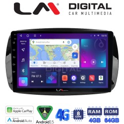 LM Digital - LM ZC8029 GPS Οθόνη OEM Multimedia Αυτοκινήτου για SMART ForTwo 2015> (CarPlay/AndroidAuto/BT/GPS/WIFI/GPRS)