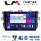 LM Digital - LM ZC8063 GPS Οθόνη OEM Multimedia Αυτοκινήτου για TOYOTA COROLLA 2006>2012 (CarPlay/AndroidAuto/BT/GPS/WIFI/GPRS)