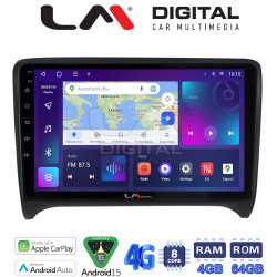 LM Digital - LM ZC8078 GPS Οθόνη OEM Multimedia Αυτοκινήτου για AUDI TT 2007 > 2014 (CarPlay/AndroidAuto/BT/GPS/WIFI/GPRS)