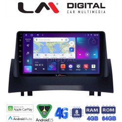 LM Digital - LM ZC8138 GPS Οθόνη OEM Multimedia Αυτοκινήτου για Renault Megane2 2002 > 2008 (CarPlay/AndroidAuto/BT/GPS/WIFI/GPRS)