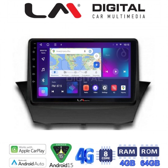 LM Digital - LM ZC8152 GPS Οθόνη OEM Multimedia Αυτοκινήτου για FORD FIESTA 2008>2017 (CarPlay/AndroidAuto/BT/GPS/WIFI/GPRS)