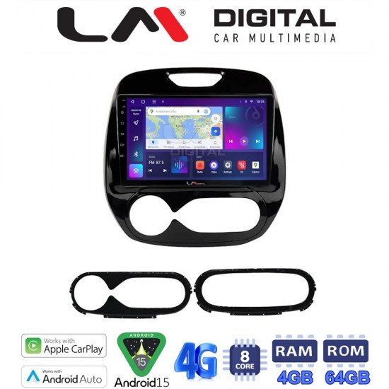 LM Digital - LM ZC8155 GPS Οθόνη OEM Multimedia Αυτοκινήτου για RENAULT CAPTURE 2013> (CarPlay/AndroidAuto/BT/GPS/WIFI/GPRS)