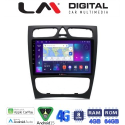LM Digital - LM ZC8171 GPS Οθόνη OEM Multimedia Αυτοκινήτου για MERCEDES C (W203) - CLK (W208) (CarPlay/AndroidAuto/BT/GPS/WIFI/GPRS)