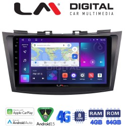 LM Digital - LM ZC8179 GPS Οθόνη OEM Multimedia Αυτοκινήτου για SUZUKI SWIFT 2011>2016 (CarPlay/AndroidAuto/BT/GPS/WIFI/GPRS)