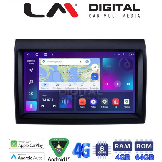 LM Digital - LM ZC8193 GPS Οθόνη OEM Multimedia Αυτοκινήτου για DUCATO, BOXER, JUMBER (CarPlay/AndroidAuto/BT/GPS/WIFI/GPRS)