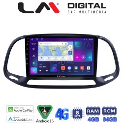 LM Digital - LM ZC8197 GPS Οθόνη OEM Multimedia Αυτοκινήτου για Fiat Doblo - Combo 2015 > 2018 (CarPlay/AndroidAuto/BT/GPS/WIFI/GPRS)