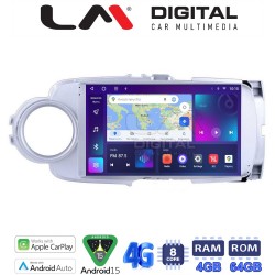 LM Digital - LM ZC8254 GPS Οθόνη OEM Multimedia Αυτοκινήτου για Toyota Yaris 2012 > 2015 Αν το αυτοκίνητο είναι υβριδικό, παρακαλώ ενημερώστε μας πριν την παραγγελία σας. (CarPlay/AndroidAuto/BT/GPS/WIFI/GPRS)