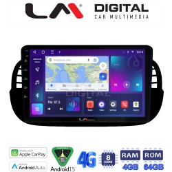 LM Digital - LM ZC8315B GPS Οθόνη OEM Multimedia Αυτοκινήτου για Fiat 500 2007 > 2016 (CarPlay/AndroidAuto/BT/GPS/WIFI/GPRS)