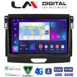 LM Digital - LM ZC8574 GPS Οθόνη OEM Multimedia Αυτοκινήτου για Ford Ranger 2015 > 2020 (CarPlay/AndroidAuto/BT/GPS/WIFI/GPRS)