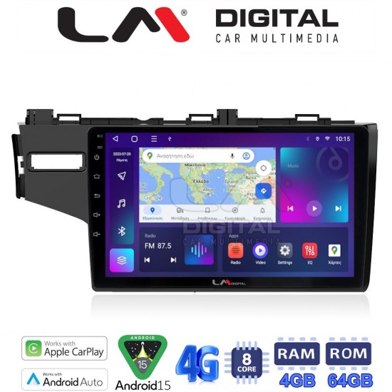 LM Digital - LM ZC8760 GPS Οθόνη OEM Multimedia Αυτοκινήτου για HONDA JAZZ 2013> (CarPlay/AndroidAuto/BT/GPS/WIFI/GPRS)