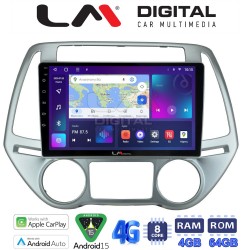 LM Digital - LM ZC8840 GPS Οθόνη OEM Multimedia Αυτοκινήτου για HYUNDAI i20 2008>2013 (CarPlay/AndroidAuto/BT/GPS/WIFI/GPRS)