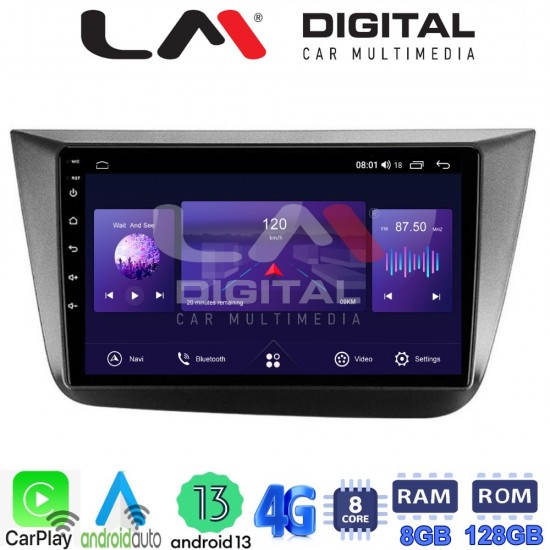 LM Digital - LM ZT8490 GPS Οθόνη OEM Multimedia Αυτοκινήτου για Seat Altea 2004 > 2015 (CarPlay/AndroidAuto/BT/GPS/WIFI/GPRS)