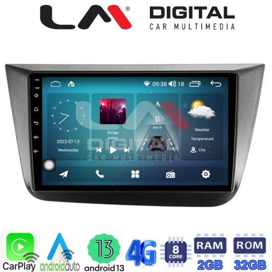 LM Digital - LM ZR8490 GPS Οθόνη OEM Multimedia Αυτοκινήτου για Seat Altea 2004 > 2015 (CarPlay/AndroidAuto/BT/GPS/WIFI/GPRS)