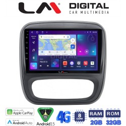LM Digital - LM ZR8706 GPS Οθόνη OEM Multimedia Αυτοκινήτου για Opel Vivaro 2014 > 2020Renault Traffic 2014 > 2020Nissan NV300 2014 > 2020Fiat Talento 2014 > 2020Δείτε τί φίσα έχει το αυτοκίνητο πριν την αγορά της οθόνης. (CarPlay/AndroidA