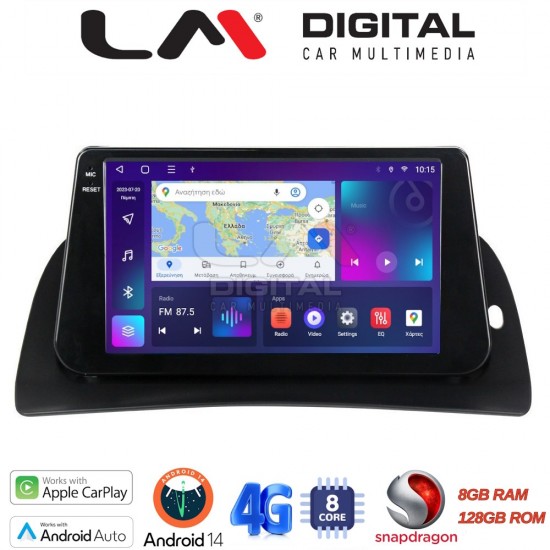 LM Digital - LM ZT8707 GPS Οθόνη OEM Multimedia Αυτοκινήτου για Renault Kangoo 2011 > 2021 (CarPlay/AndroidAuto/BT/GPS/WIFI/GPRS)