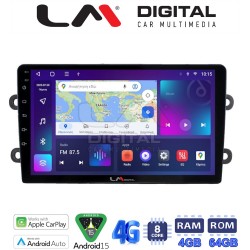 LM Digital - LM ZC8708 GPS Οθόνη OEM Multimedia Αυτοκινήτου για DACIA DUSTER – LOGAN - SUNDERO 2013 > 2018 (CarPlay/AndroidAuto/BT/GPS/WIFI/GPRS)
