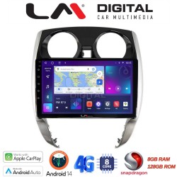 LM Digital - LM ZT8790 GPS Οθόνη OEM Multimedia Αυτοκινήτου για Nissan Note 2013 > 2020 (CarPlay/AndroidAuto/BT/GPS/WIFI/GPRS)