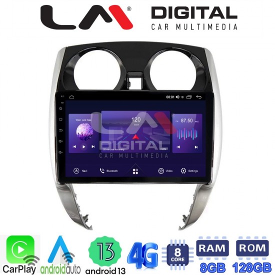 LM Digital - LM ZT8790 GPS Οθόνη OEM Multimedia Αυτοκινήτου για Nissan Note 2013 > 2020 (CarPlay/AndroidAuto/BT/GPS/WIFI/GPRS)