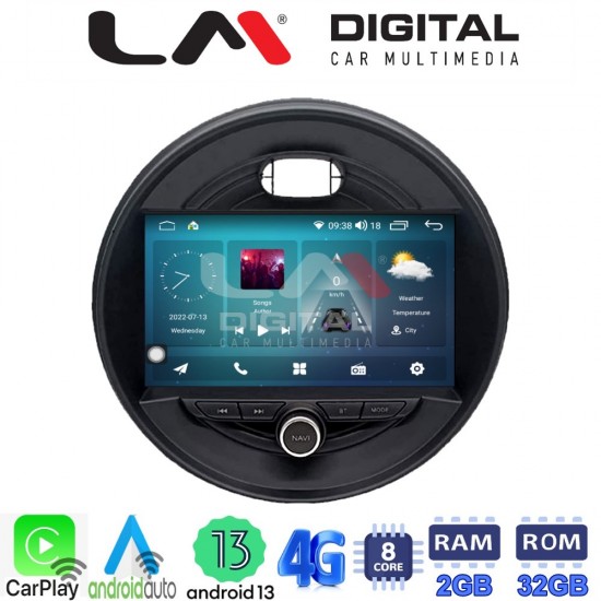 LM Digital - LM ZR8845 GPS Οθόνη OEM Multimedia Αυτοκινήτου για Mini Cooper & Clubman 2015> (CarPlay/AndroidAuto/BT/GPS/WIFI/GPRS)