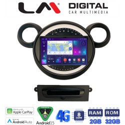 LM Digital - LM ZR8835 GPS Οθόνη OEM Multimedia Αυτοκινήτου για MINI Clubman '07>'14 & Countryman '10>'16 & Paceman '12>'16 & Cooper '07>'14 (CarPlay/AndroidAuto/BT/GPS/WIFI/GPRS)