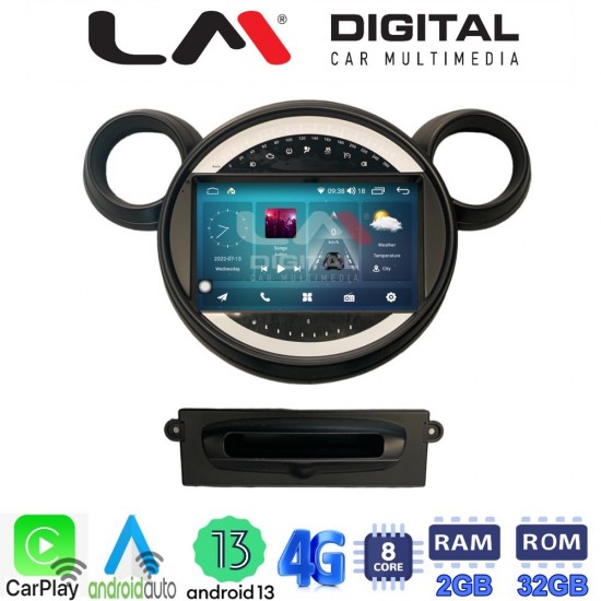 LM Digital - LM ZR8835 GPS Οθόνη OEM Multimedia Αυτοκινήτου για MINI Clubman '07>'14 & Countryman '10>'16 & Paceman '12>'16 & Cooper '07>'14 (CarPlay/AndroidAuto/BT/GPS/WIFI/GPRS)