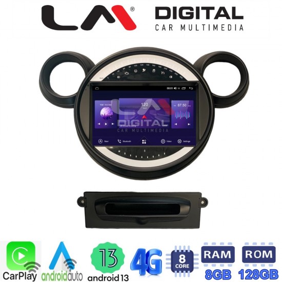 LM Digital - LM ZT8835 GPS Οθόνη OEM Multimedia Αυτοκινήτου για MINI Clubman '07>'14 & Countryman '10>'16 & Paceman '12>'16 & Cooper '07>'14 (CarPlay/AndroidAuto/BT/GPS/WIFI/GPRS)