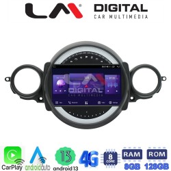 LM Digital - LM ZT8834 GPS Οθόνη OEM Multimedia Αυτοκινήτου για Mini Cooper '07>'14 Clubman 2007 > 2014 (CarPlay/AndroidAuto/BT/GPS/WIFI/GPRS)