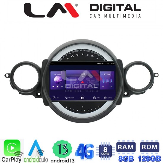 LM Digital - LM ZT8834 GPS Οθόνη OEM Multimedia Αυτοκινήτου για Mini Cooper '07>'14 Clubman 2007 > 2014 (CarPlay/AndroidAuto/BT/GPS/WIFI/GPRS)