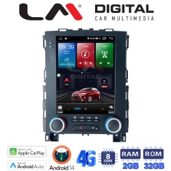 LM Digital - LM TR8702 GPS Οθόνη OEM Multimedia Αυτοκινήτου για Renault Megane 4 '16 > , Renault Koleos '17 > (CarPlay/AndroidAuto/BT/GPS/WIFI/GPRS)