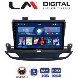 LM Digital - LM ZL4339 GPS Οθόνη OEM Multimedia Αυτοκινήτου για Opel Insignia 2018 (BT/GPS/WIFI/GPRS)