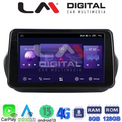 LM Digital - LM ZT8195 GPS Οθόνη OEM Multimedia Αυτοκινήτου για Fiorino, Citroen, Nemo, Bipper (CarPlay/AndroidAuto/BT/GPS/WIFI/GPRS)