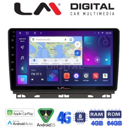 LM Digital - LM ZC8718 GPS Οθόνη OEM Multimedia Αυτοκινήτου για Renault Clio 2020 (CarPlay/AndroidAuto/BT/GPS/WIFI/GPRS)