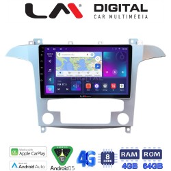 LM Digital - LM ZC8003 GPS Οθόνη OEM Multimedia Αυτοκινήτου για Ford S-Max 2006 > 2014 (CarPlay/AndroidAuto/BT/GPS/WIFI/GPRS)