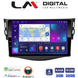 LM Digital - LM ZN4018 GPS Οθόνη OEM Multimedia Αυτοκινήτου για TOYOTA RAV4 2006 > 2012 (CarPlay/AndroidAuto/BT/GPS/WIFI/GPRS)