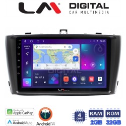 LM Digital - LM ZN4027 GPS Οθόνη OEM Multimedia Αυτοκινήτου για TOYOTA AVENSIS T27 2009 > 2016 (CarPlay/AndroidAuto/BT/GPS/WIFI/GPRS)