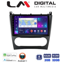 LM Digital - LM ZN4093 GPS Οθόνη OEM Multimedia Αυτοκινήτου για MERCEDES C class (W203) – CLC 2004>2008 (CarPlay/AndroidAuto/BT/GPS/WIFI/GPRS)