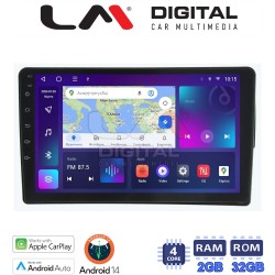 LM Digital - LM ZN4171S GPS Οθόνη OEM Multimedia Αυτοκινήτου για Mercedes C class (W203) 1999-2004 (CarPlay/AndroidAuto/BT/GPS/WIFI/GPRS)