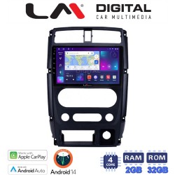 LM Digital - LM ZN4186 GPS Οθόνη OEM Multimedia Αυτοκινήτου για SUZUKI JIMNY 2007 > 2018 (CarPlay/AndroidAuto/BT/GPS/WIFI/GPRS)