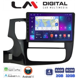 LM Digital - LM ZN4231 GPS Οθόνη OEM Multimedia Αυτοκινήτου για MITSUBISHI OUTLANDER 2013> (CarPlay/AndroidAuto/BT/GPS/WIFI/GPRS)