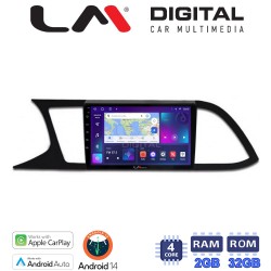 LM Digital - LM ZN4306 GPS Οθόνη OEM Multimedia Αυτοκινήτου για SEAT LEON 2012> (CarPlay/AndroidAuto/BT/GPS/WIFI/GPRS)